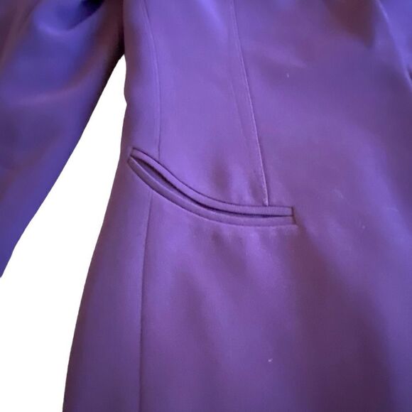 EUC Gorgeous Dark Purple Blazer by Canadian Designer Eldean - Picture 5 of 10